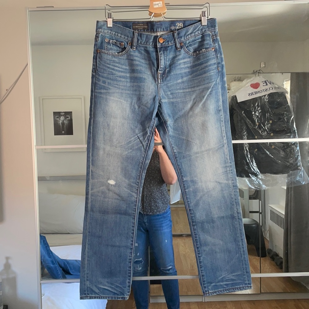 Used J.crew Slim Boyfriend Jeans in Mackie Wash